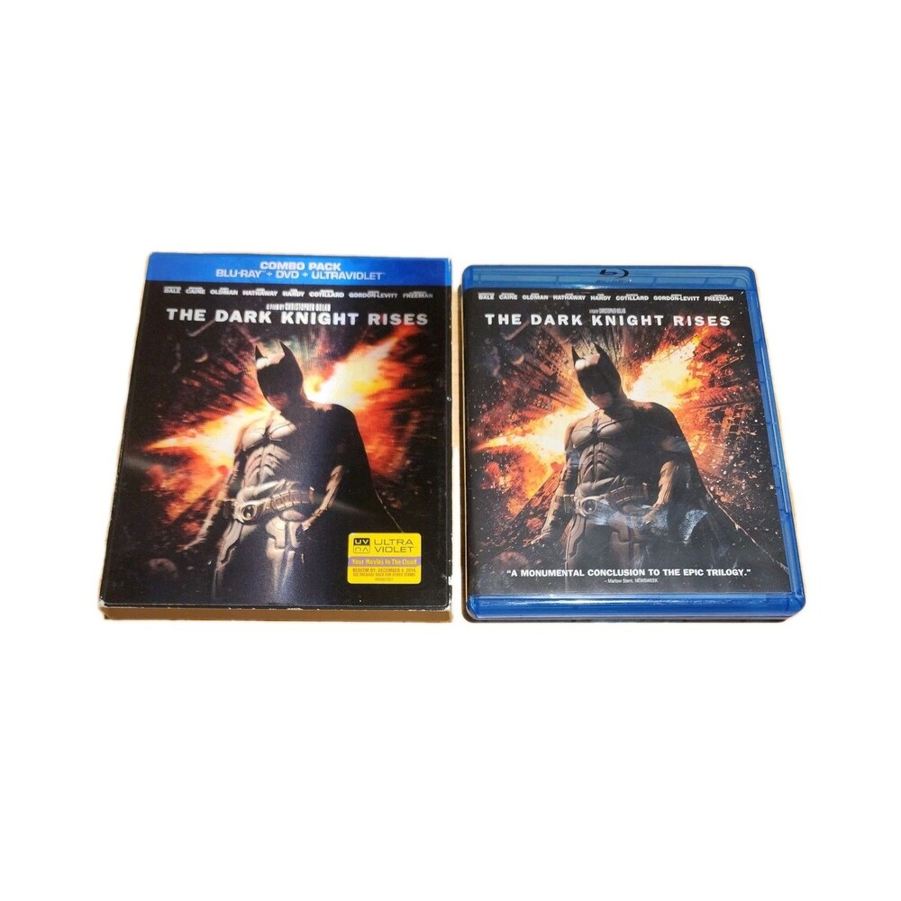 The Dark Knight Rises Blu-ray + DVD + Lenticular Slip Combo 2012 3-Disc Set